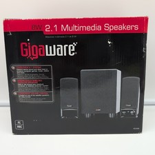Gigaware 2.1 Multimedia Speakers 3 Piece Brand New - Model 40288