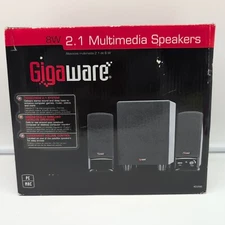 Gigaware 2.1 Multimedia Speakers 3 Piece Brand New -  Model 40288