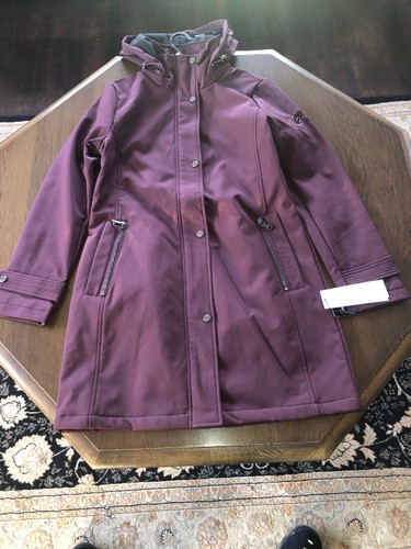 calvin klein raincoat Plum Colour 