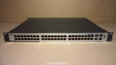 D-LINK DGS-3100-48P Managed 48-Port Gigabit + 4x SFP Stackable PoE L2 Switch