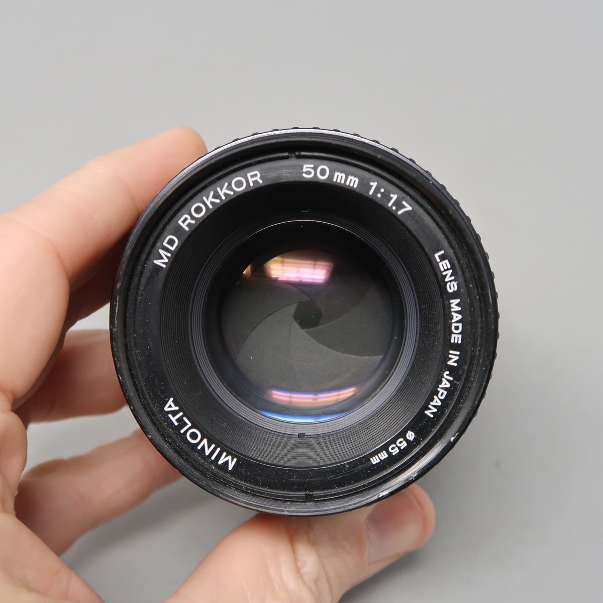 Minolta MD ROKKOR 50mm F1.7 MF Prime Lens | eBay