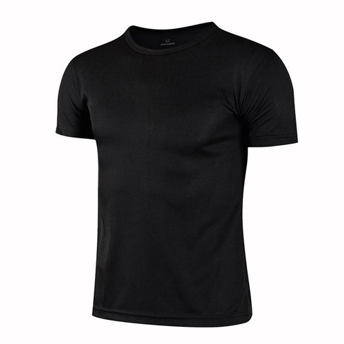T-shirt de sport unisexe à séchage rapide manches courtes gym course fitness top 2026 - Photo 9/21