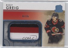 2023 Upper Deck The Cup Rookie Rink Gallery 7/35 Ridly Greig #RGRG-V2 Patch 0u3n