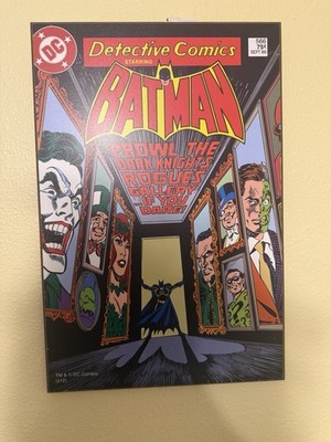 6 vintage super hero posters from 80 s 2 wooden and 4 metal