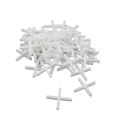 Faithfull Tile Spacers for Wall & Floor Tiling - Long Leg, 2mm, Pack of 1000 