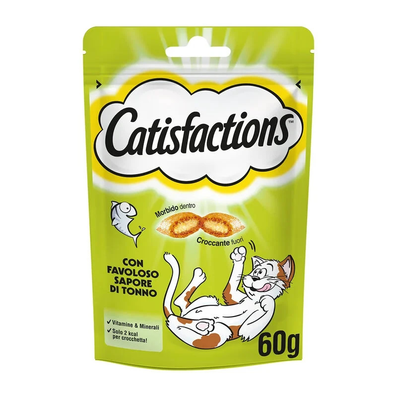 Catisfactions Snack per Gatto con Tonno 60 gr - Immagine 3