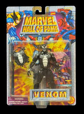 スパイダーマン　MARVEL HALL OF FAME　ヴェノム　vintage Marvel Hall of Fame: Venom Action Figure Toy Biz 1996 New on Card
