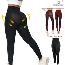 Women High Waist Compression Tummy Control Butt Lifter Anti Cellulite Legging US