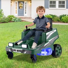 12V Ride on Lawn Mower for Kids Toddler Powered Car Outdoor Toy Car