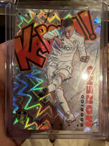 Panini Prizm Premier League 2020-21 Kaboom! Rodrigo Moreno #18 Leeds United