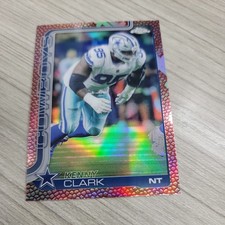 Topps 2025 Chrome Kenny Clark Dallas Cowboys #73 Football Leather 