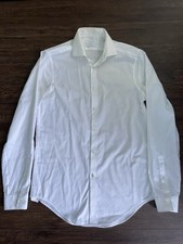 Calvin Klein Slim Fit Performance Non-Iron Men's White Dress Shirt Size 15-34/35
