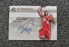 Lebron James SP UD Autograph Basketball Rooki...
