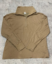 BW Langarm Tropen Shirt Hemd Zipneck Desert W&uuml;ste beige Bundeswehr 68/32 Gebr.