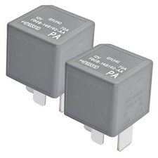 2Pcs F80B-14B192-AA 12VDC 70A 4-Pin Automotive Power Relay High-Current