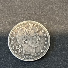 United States Barber Quarter Dollar