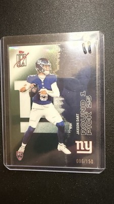 2025 Topps Signature Class Numbered /150 Jaxon Dart RC Chrome Green Refractor 
