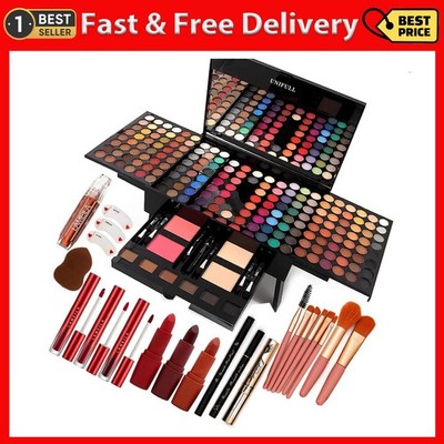 190 Colors Makeup Pallet,Professional Makeup Kit for Women Full Kit,All in One M