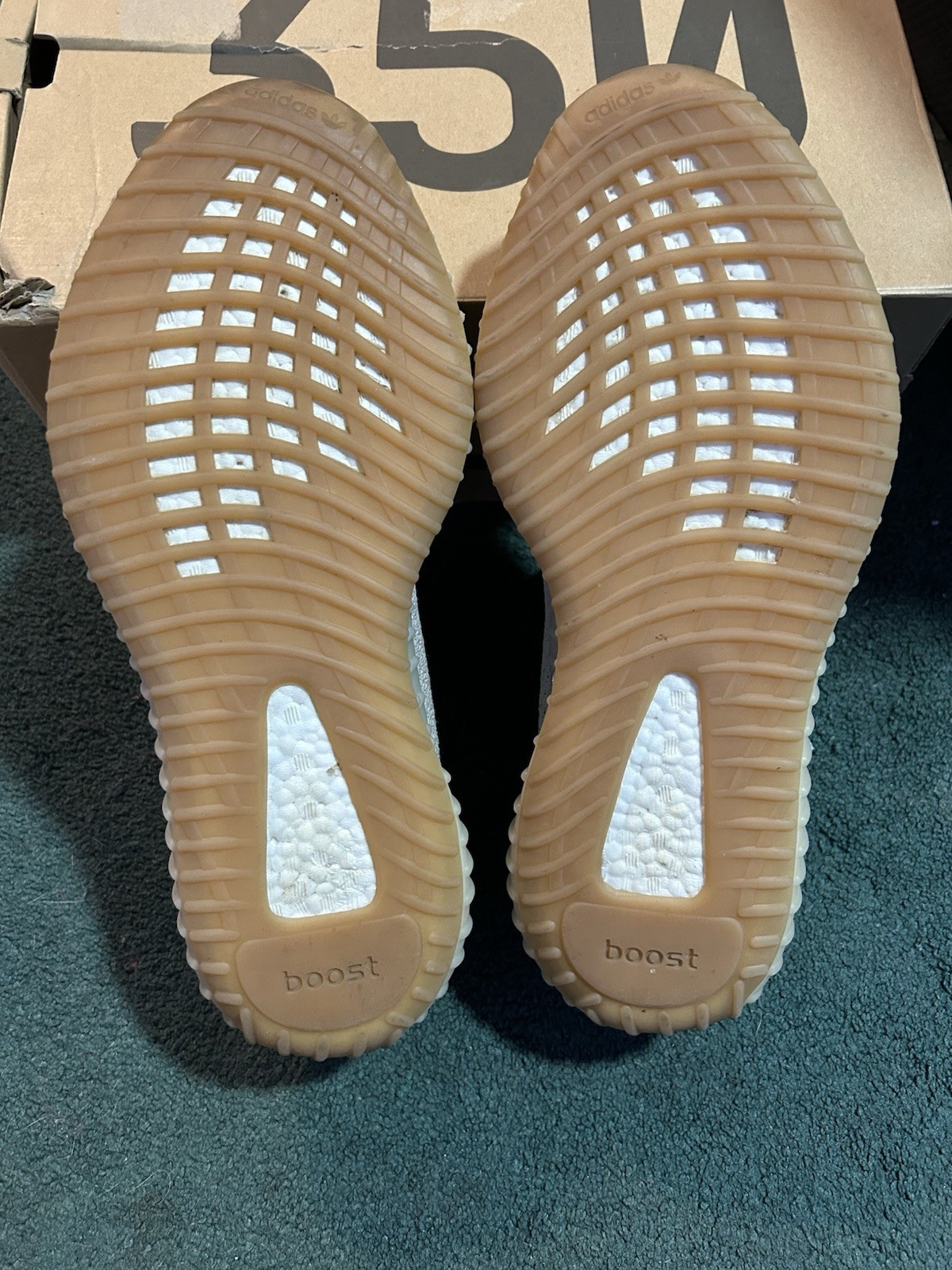 Adidas Yeezy 350 V2 Sesame Men's Size 12.5 F99710 thumbnail 6