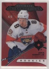 2018-19 Ultimate Collection Introductions Royal Red 4/6 Jayce Hawryluk #UI-1 0c6