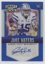 2015 Panini Prizm Collegiate Draft Picks Blue 28/75 Jake Waters #195 Auto 0c2