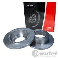 2X Maxgear Bremsscheiben 280Mm Voll Hinten Passend FüR Nissan Cabstar NT400 | 19