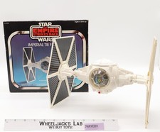 White Imperial Tie Fighter NICE 100  Complete Star Wars 1978 Kenner Vehicle