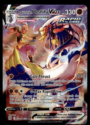 Rapid Strike Urshifu VMAX TG21/TG30 Brilliant Stars Trainer Gallery NM Englisch