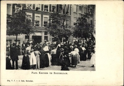 Ak Paul Kruger te Rotterdam, Besuch des Südafrikanischen Präsidenten - 3805237