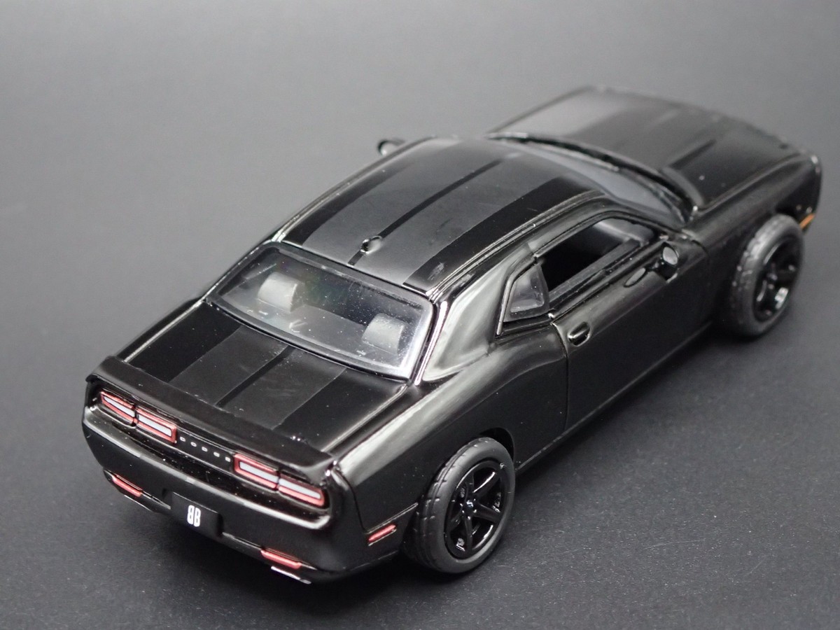 2008-2023 DODGE CHALLENGER RT BLACK RARE 1/64 SCALE DIORAMA