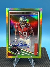 2025 Panini Score Gold Zone Autographed /50 Ronde Barber #298 PSA Buccaneers 🔥