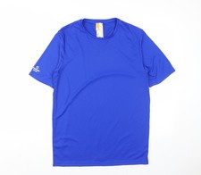 Camiseta Decathlon Hombre Azul M, Secado Rápido, Entrenamiento Gimnasio