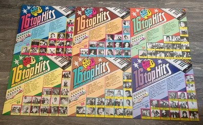 6 x Club Top 13 16 Top Hits  Sammlung Jan- Dez. 86 , Vinyl  -  NM-/VG+