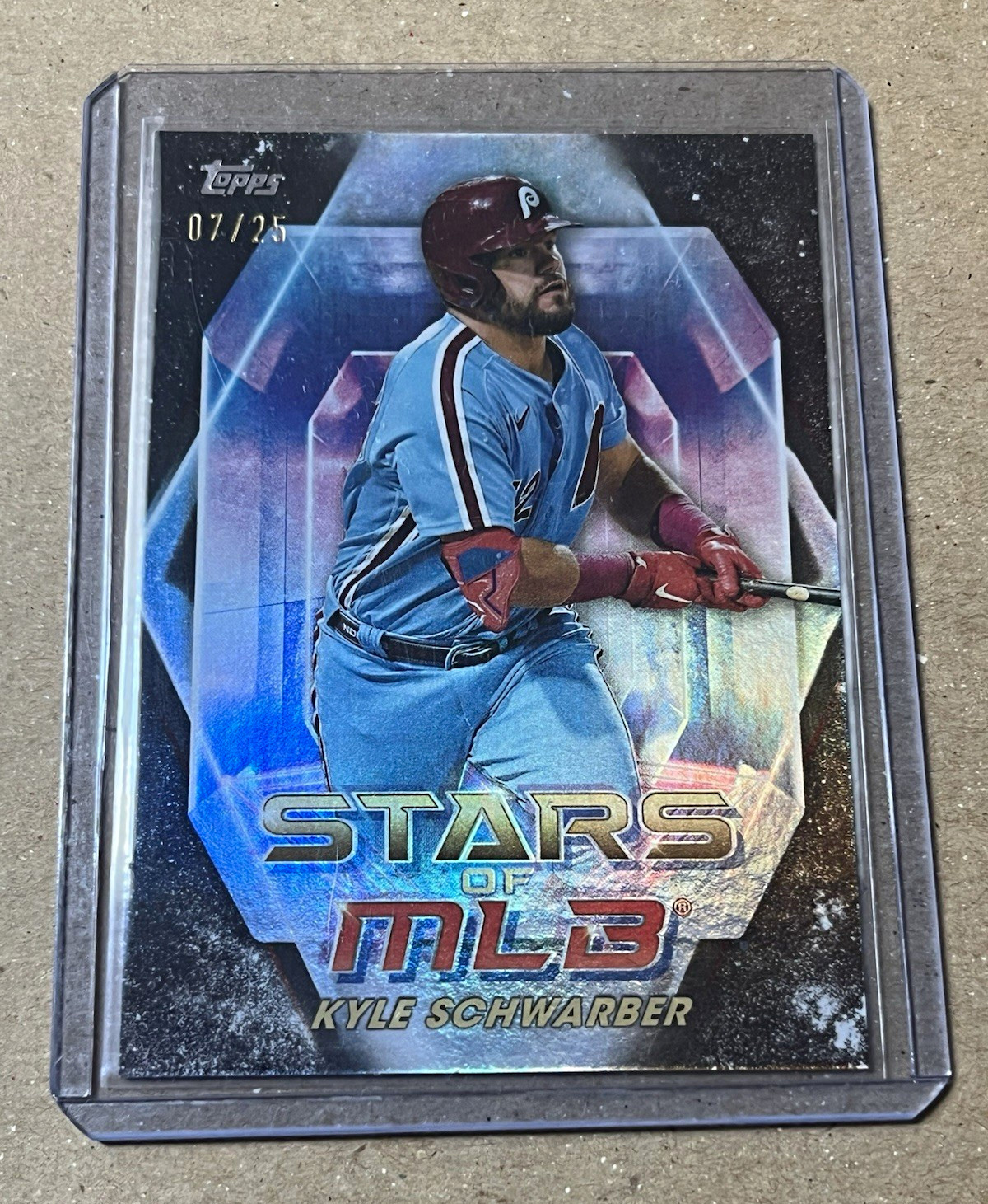 2023 Topps Chrome KYLE SCHWARBER Stars of MLB SMLB-53 Serial #07/25