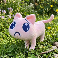 P-Chan Plush Needy Streamer Overload Mascot, Pink Cat Stuffed Toy 15Cm