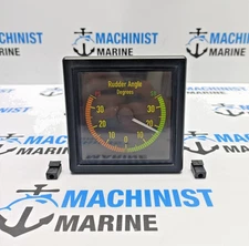 NEW DEIF XL96 RUDDER ANGLE DEGREES METER ART NO 350165 ANALOGUE BRIDGE INDICATOR