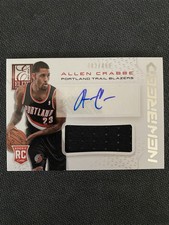 2013-14 Panini Elite New Breed Materials Signatures Allen Crabbe #NB-AC /499