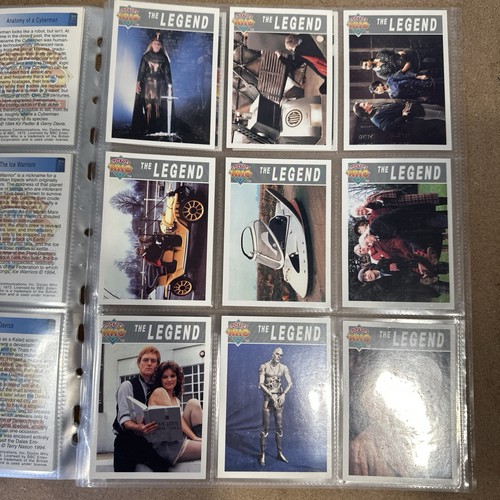 DOCTOR WHO - CORNERSTONE SERIES 1 - Complete VINTAGE Base Set (110 cards) - 1994 - Picture 22 of 24