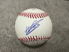 COLORADO ROCKIES WARMING BERNABEL SIGNED AUTOGRAPHED BALL BASEBALL COA