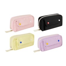 Pencil Case Simple and Stylish with Compartments for Students Makeup Pouch