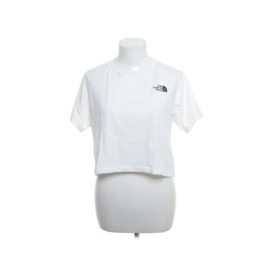The North Face, Crop Top, Größe: M, Weiß, Baumwolle, Print, Damen #bkf