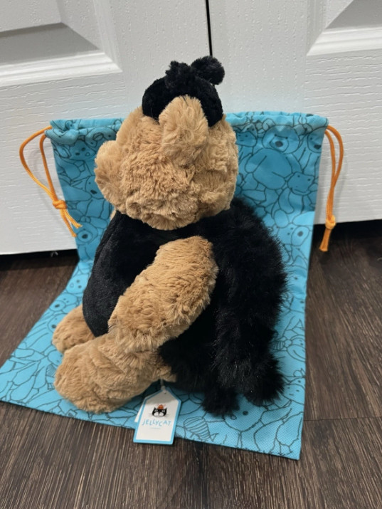  Bartholomew Bear Spiderくま くも 黒 Bartholomew Bear 'Spider' - Official Jellycat