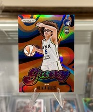 2026 Panini Prizm WNBA OLIVIA MILES RC #/125 PURPLE PRIZM GROOVY Lynx Rookie 12