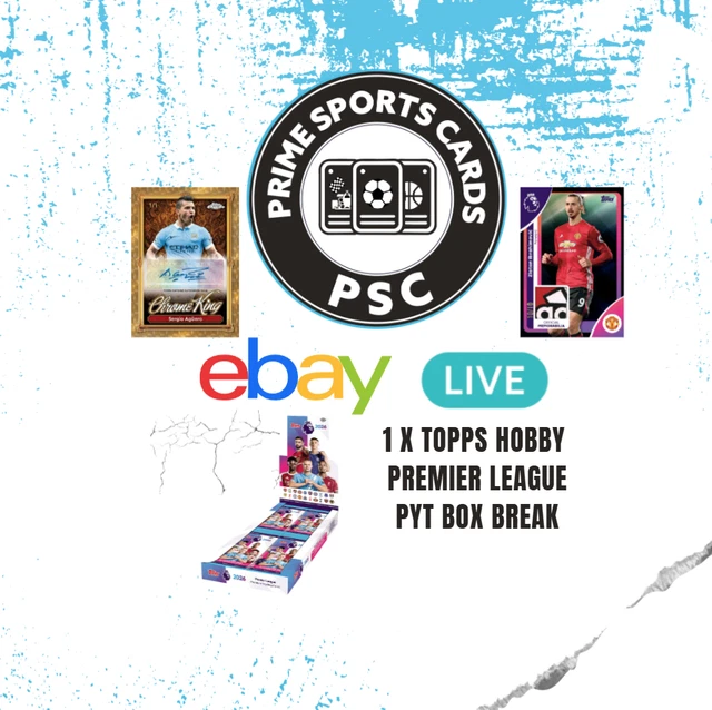 Tottenham  -  1 x Premier League Hobby BOX break Ebay Live 15/10/25 White