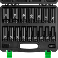 Ginour Schlagschrauber NüSse Set 1 2 Zoll 10