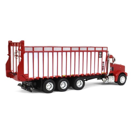 Spec Cast 1/64 Peterbilt 385 w/ Red & White Meyer 8126RT Boss Forage Box MEY-002 - Picture 3 of 6