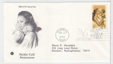 TurtlesTradingPost- Sickle Cell Disease 2004 #3877 FDC Artcraft Variety Cachet