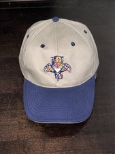 Florida Panthers NHL Hockey Retro Logo Dad Hat Cap Khaki Blue NWOT SGA