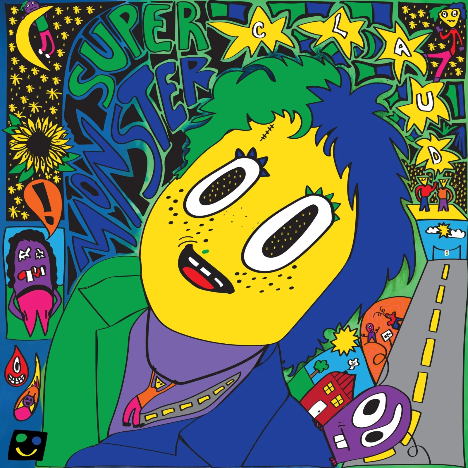 Claud - Super Monster 'Green/Blue' Coloured Vinyl LP