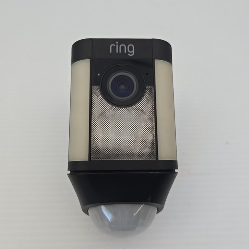 Ring 5AT3S8 Spotlight Cam batteria sicurezza HD conversazione bidirezionale telecamera esterna nero - Foto 2 di 4